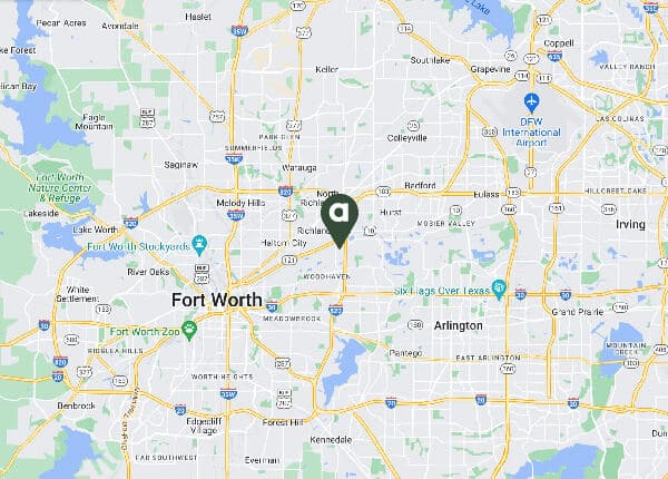 fort-worth-east-map
