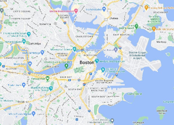 Boston Map 
