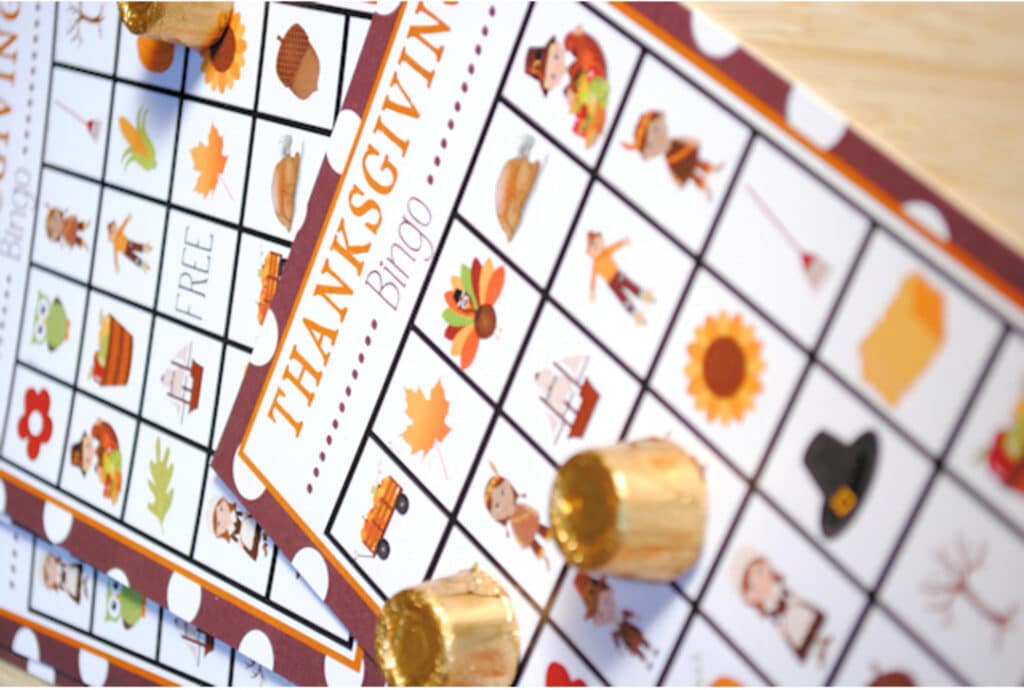 Thanksgiving Bingo Game